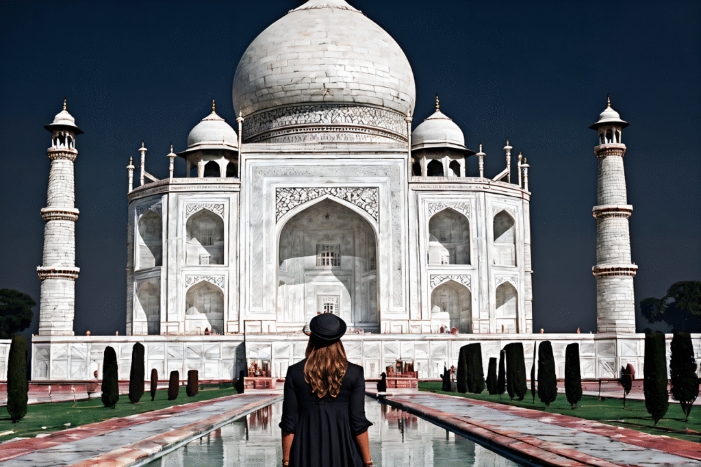 ai generated, taj mahal, taj, india, architecture, tomb, mausoleum, marble, tourism, monument, landmark, heritage, historic, culture, travel, building, marvel, seventh, wonder